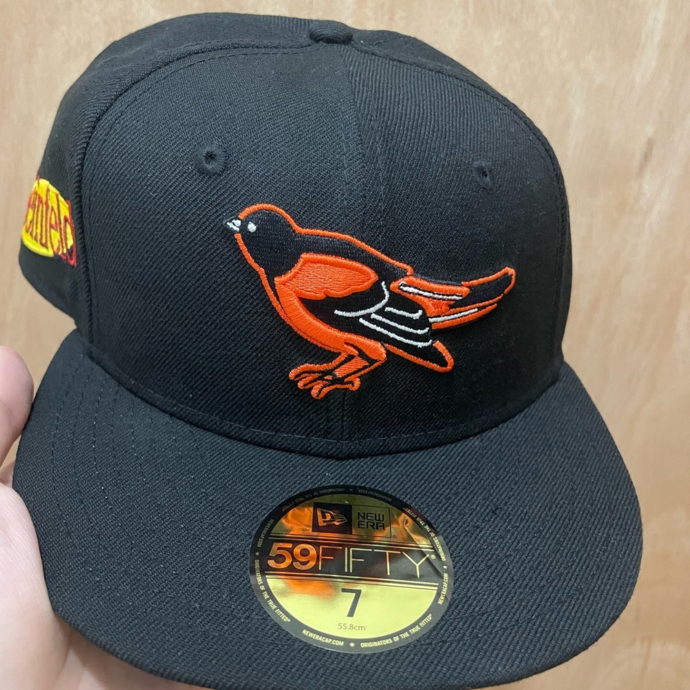 Hat club seinfield Baltimore Orioles size 7 brand new 59fifty